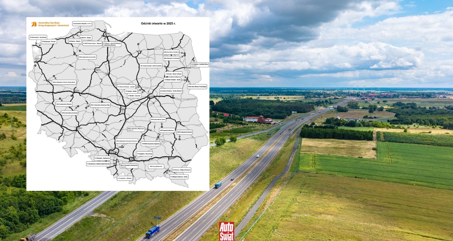 Wielkie podsumowanie GDDKiA. Rok 2025 r. na mapach i w listach. Wiemy, co będzie w tym