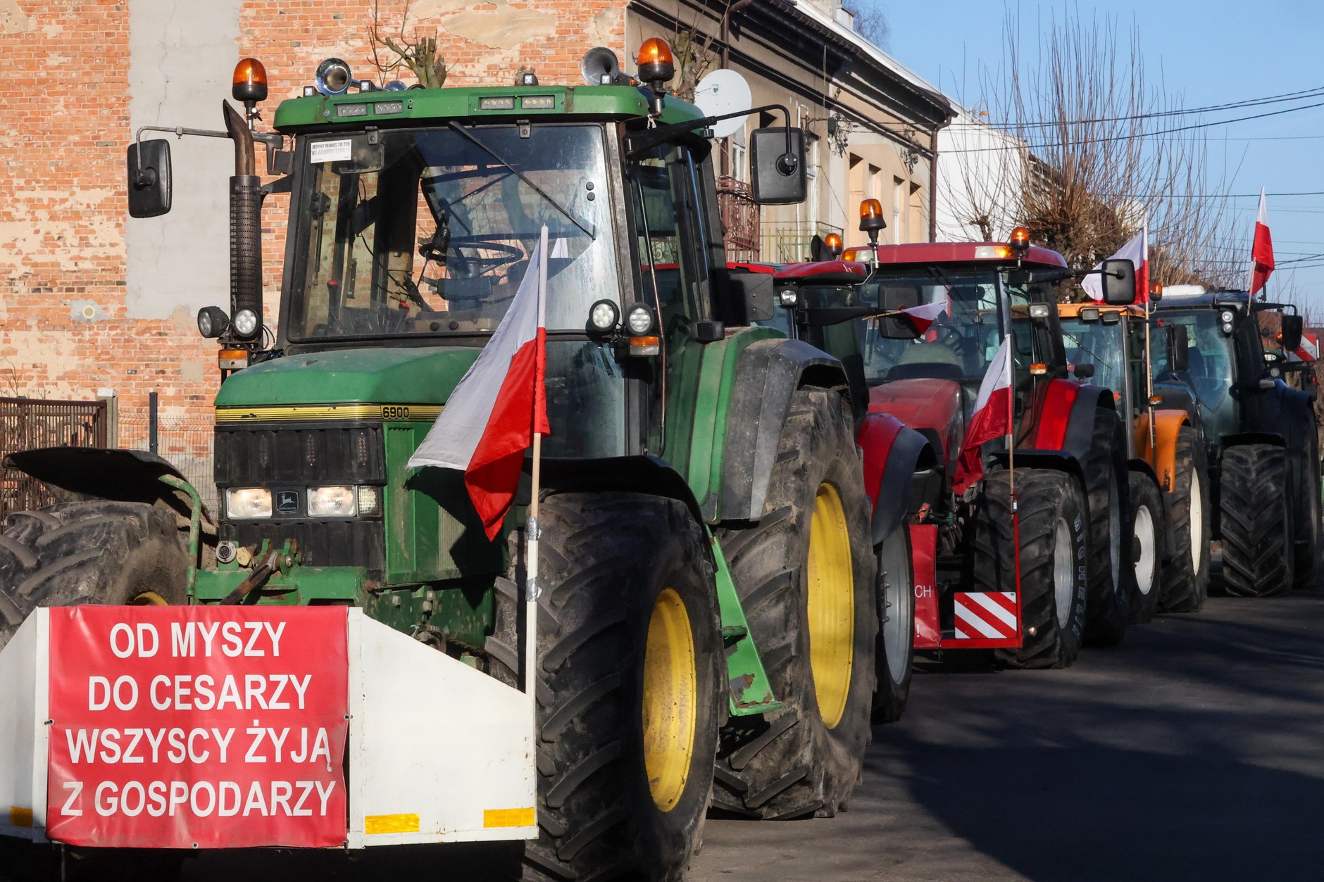 Protest rolników w Błaszkach