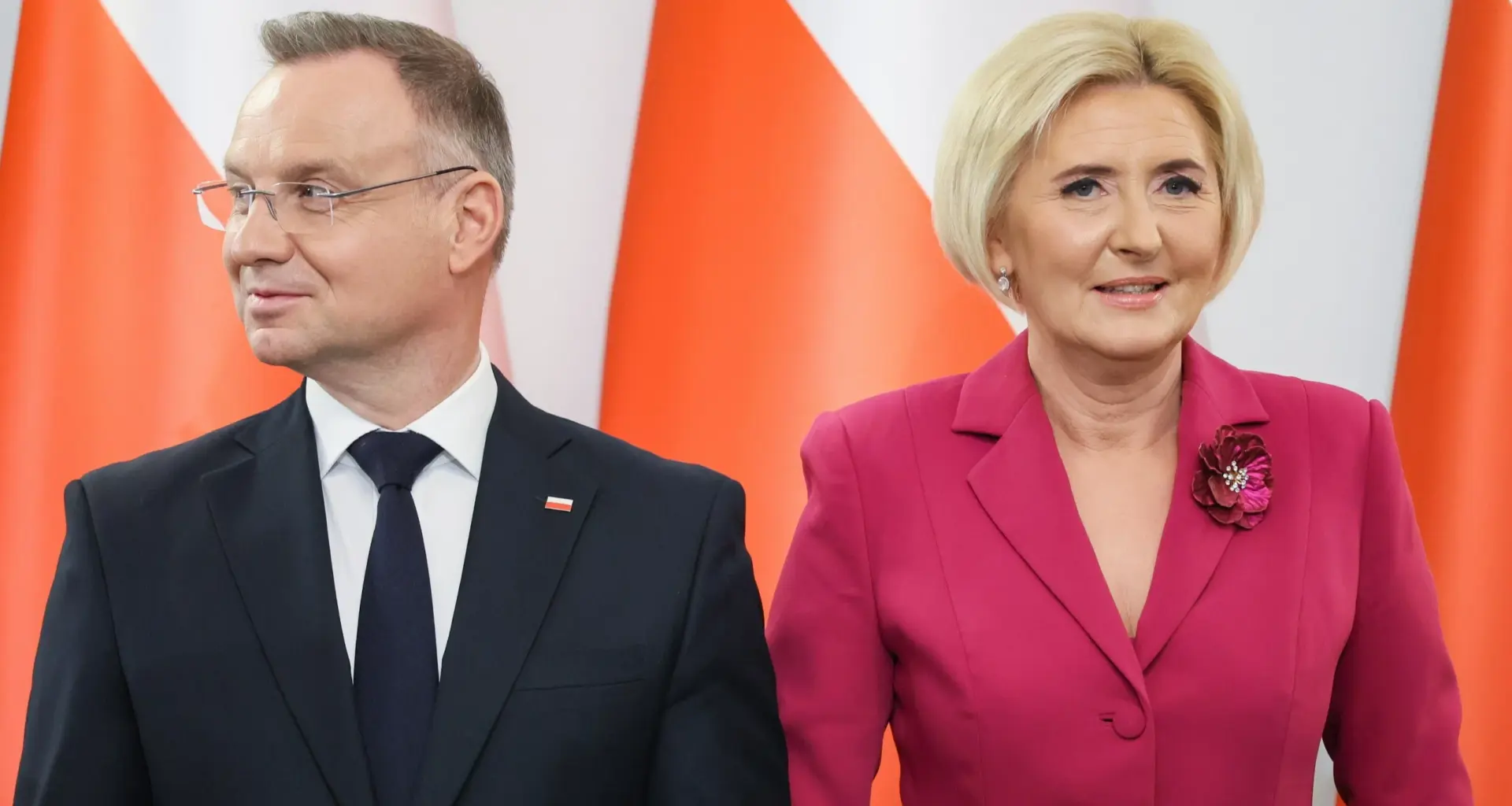 Andrzej Duda z małżonką Agatą Kornhauser-Dudą