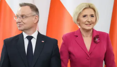 Andrzej Duda z małżonką Agatą Kornhauser-Dudą
