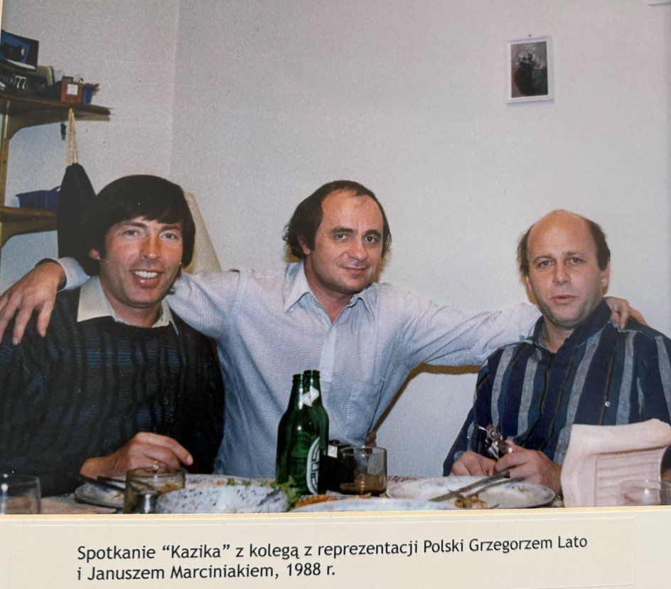 Deyna, Marciniak i Grzegorz Lato rok przed śmiercią Deyny w 1988 r. 