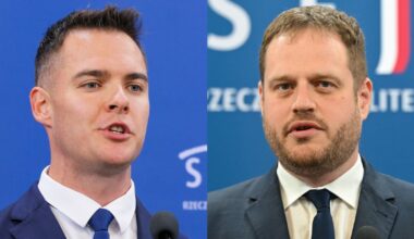 Od lewej: Łukasz Rzepecki i Janusz Cieszyński