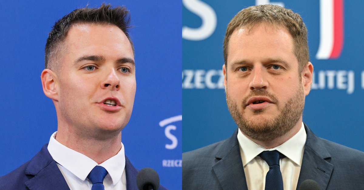 Od lewej: Łukasz Rzepecki i Janusz Cieszyński