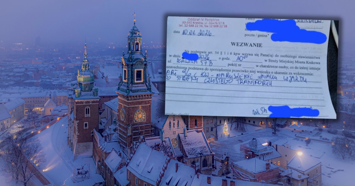 Strefa Czystego Transportu w Krakowie. Doniósł na siebie straży miejskiej