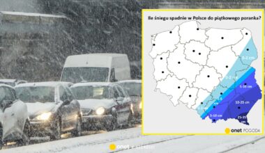 Silna śnieżyca sunie do Polski. Nawet 35 cm śniegu. Oto gdzie będzie najgorzej