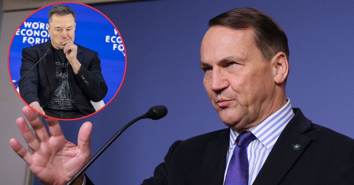Radosław Sikorski zwrócił się do Elona Muska. "Zarabianie na zbrodniach wojennych"