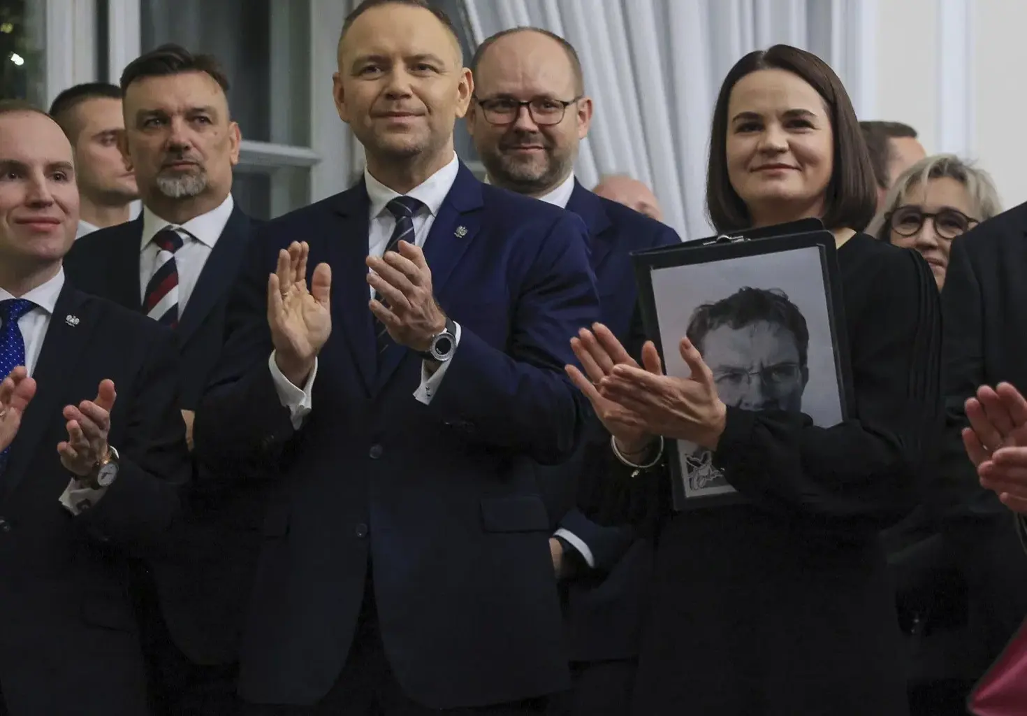 Prezydent Karol Nawrocki i Swiatłana Cichanouska