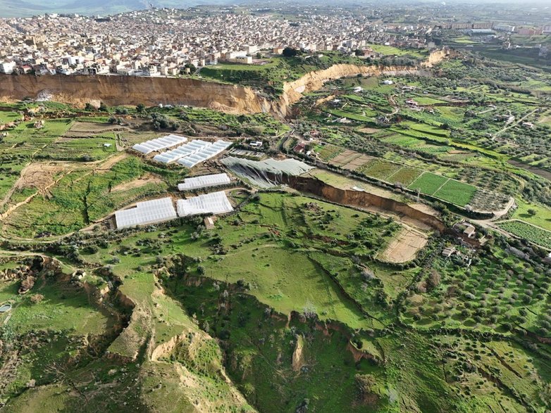 Osuwisko w sycylijskim mieście Niscemi - 26 stycznia, 2026 r.