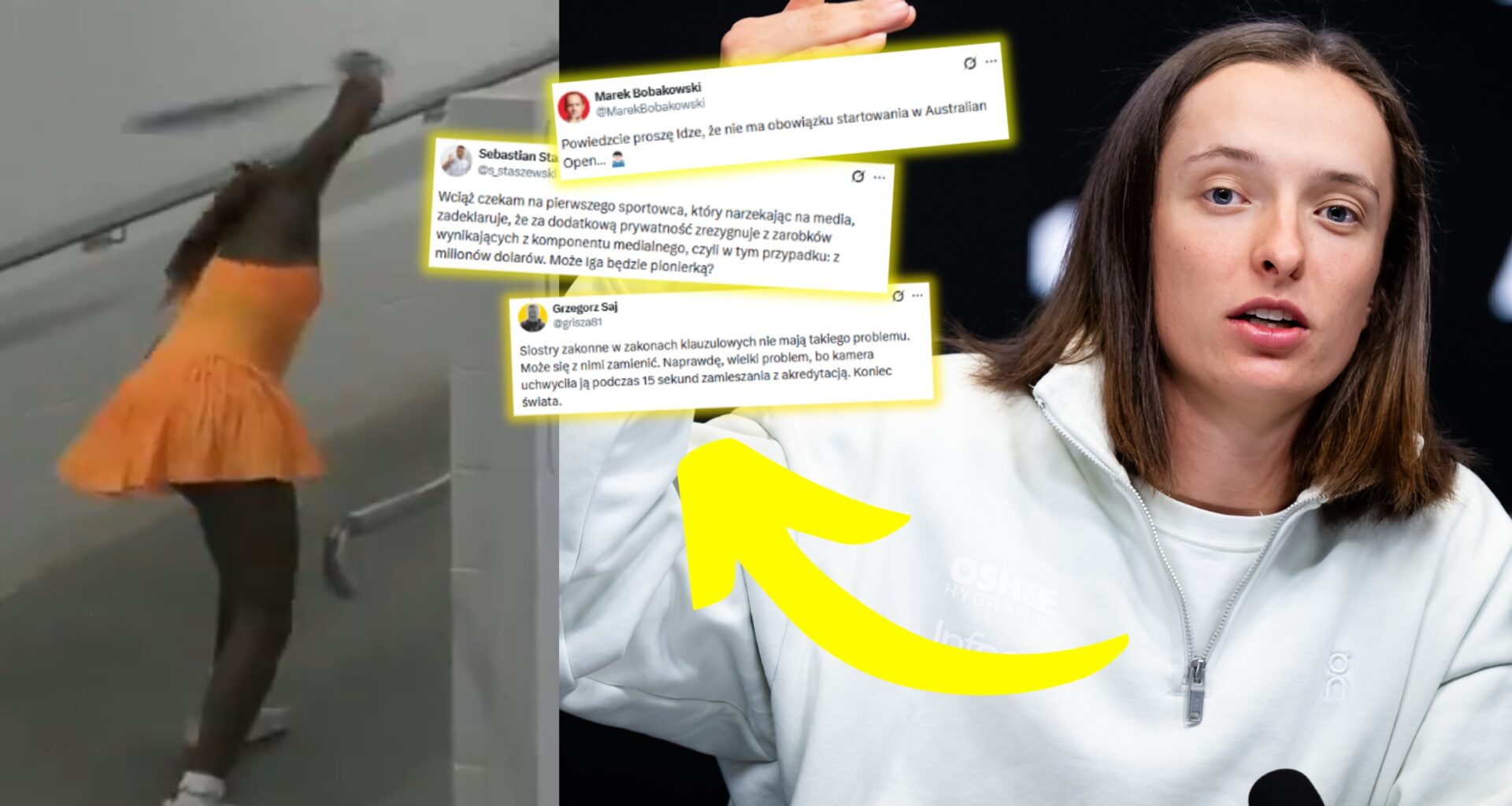 Coco Gauff i Iga Świątek