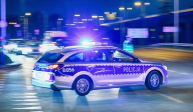 Policja w czasie interwencji. Zdjęcie ilustracyjne