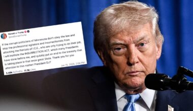 Donald Trump i jego wpis