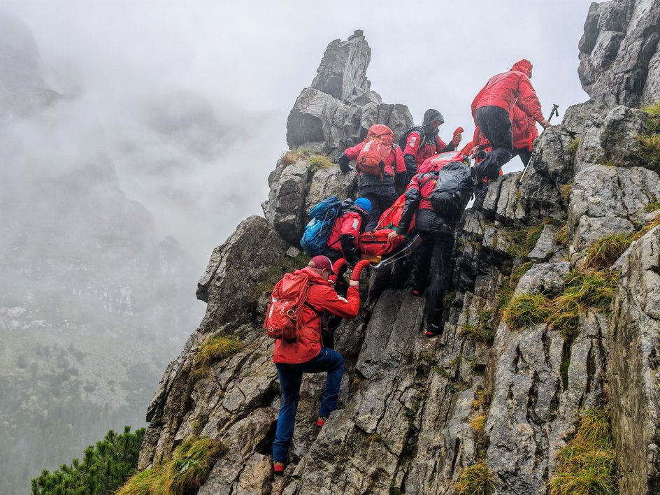 Giewont i ratownicy TOPR