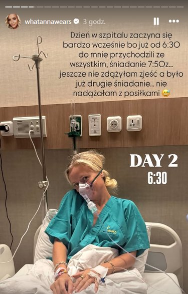 Screen z instagramowej relacji Anny Skury