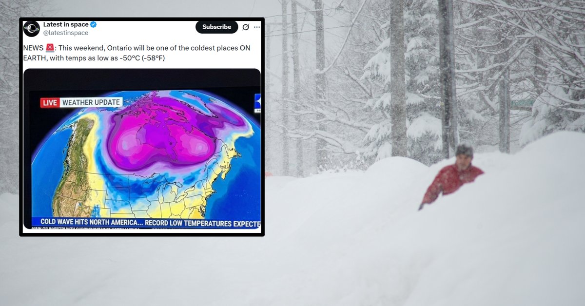 W weekend temperatura spadnie tu do -50 st. C. Władze wydały alerty - Onet