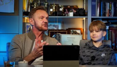 Cezary Pazura rozbawił syna, mówiąc po angielsku. Wytknął ojcu polski akcent