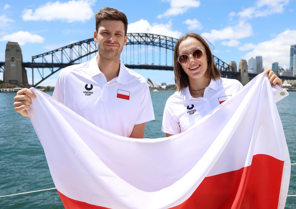 Hubert Hurkacz i Iga Świątek przed United Cup