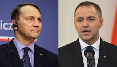 Od lewej: Radosław Sikorski i Karol Nawrocki
