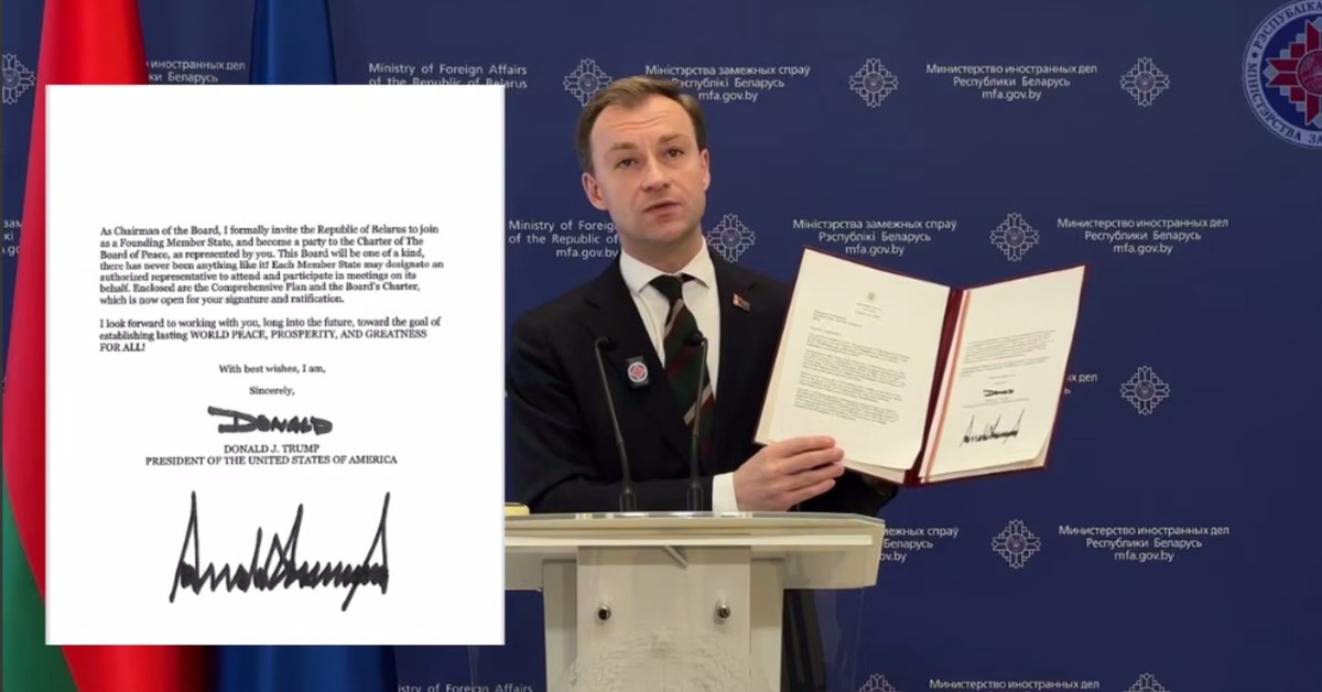 Łukaszenko dostał zaproszenie od Trumpa. Ma działać w Radzie Pokoju - Onet