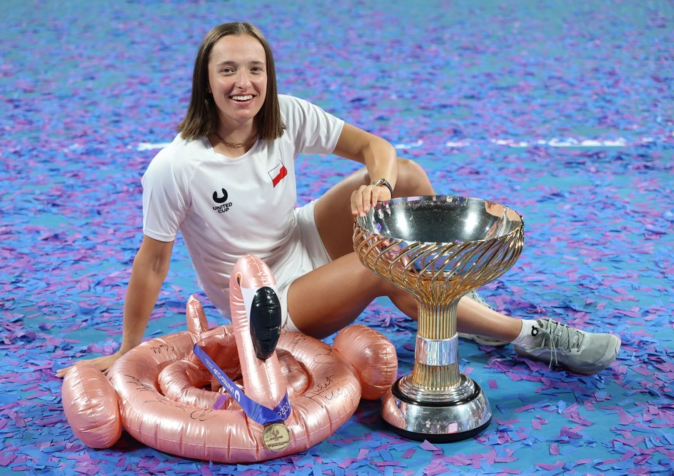 Iga Świątek po wygranej w United Cup