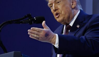 Donald Trump w Davos