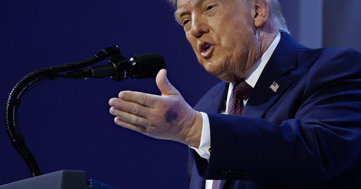 Donald Trump w Davos