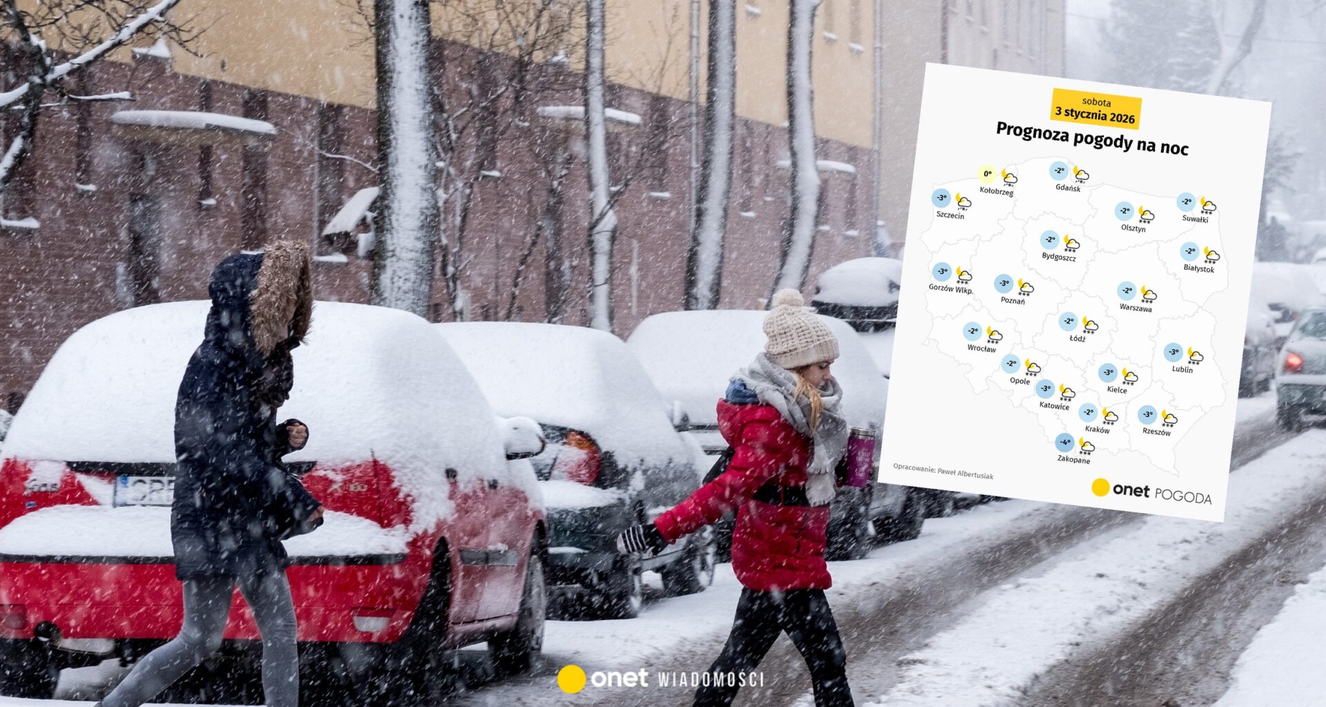 Przez Polskę przejdzie śnieżna strefa. Tu pogoda da się mocno we znaki