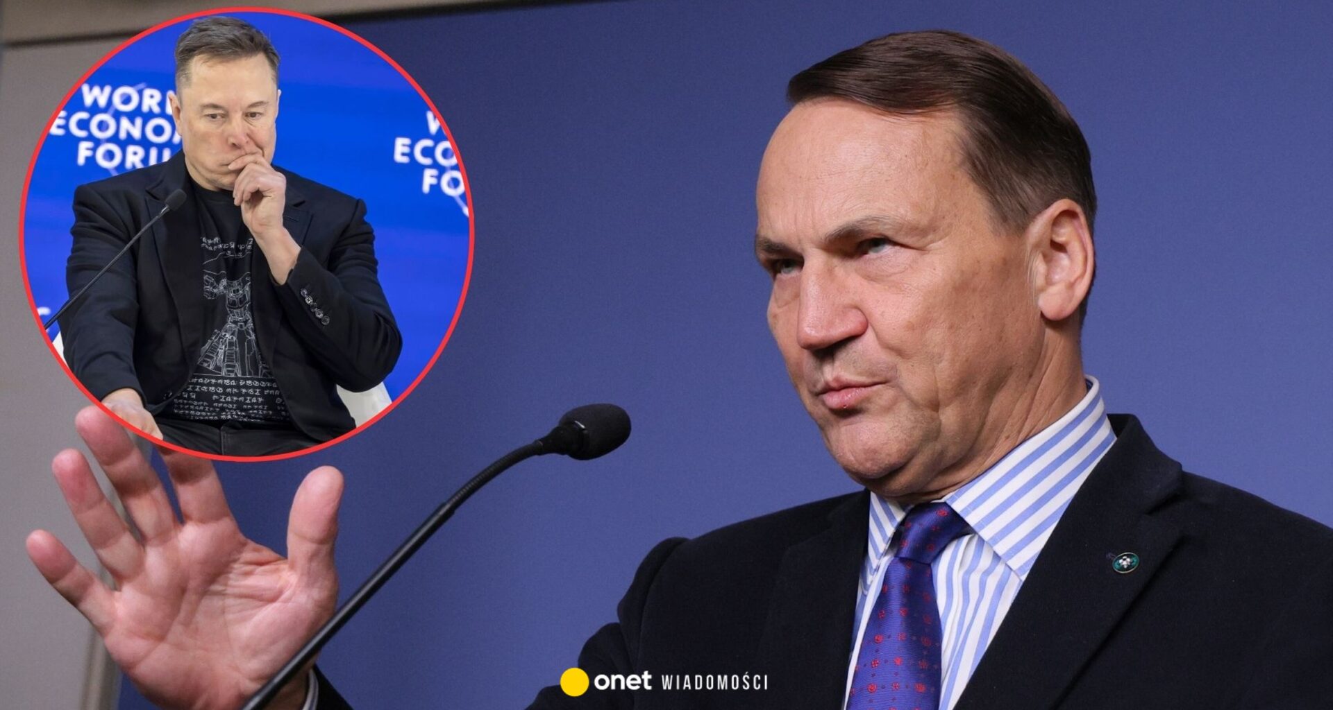 Radosław Sikorski zwrócił się do Elona Muska. "Zarabianie na zbrodniach wojennych"