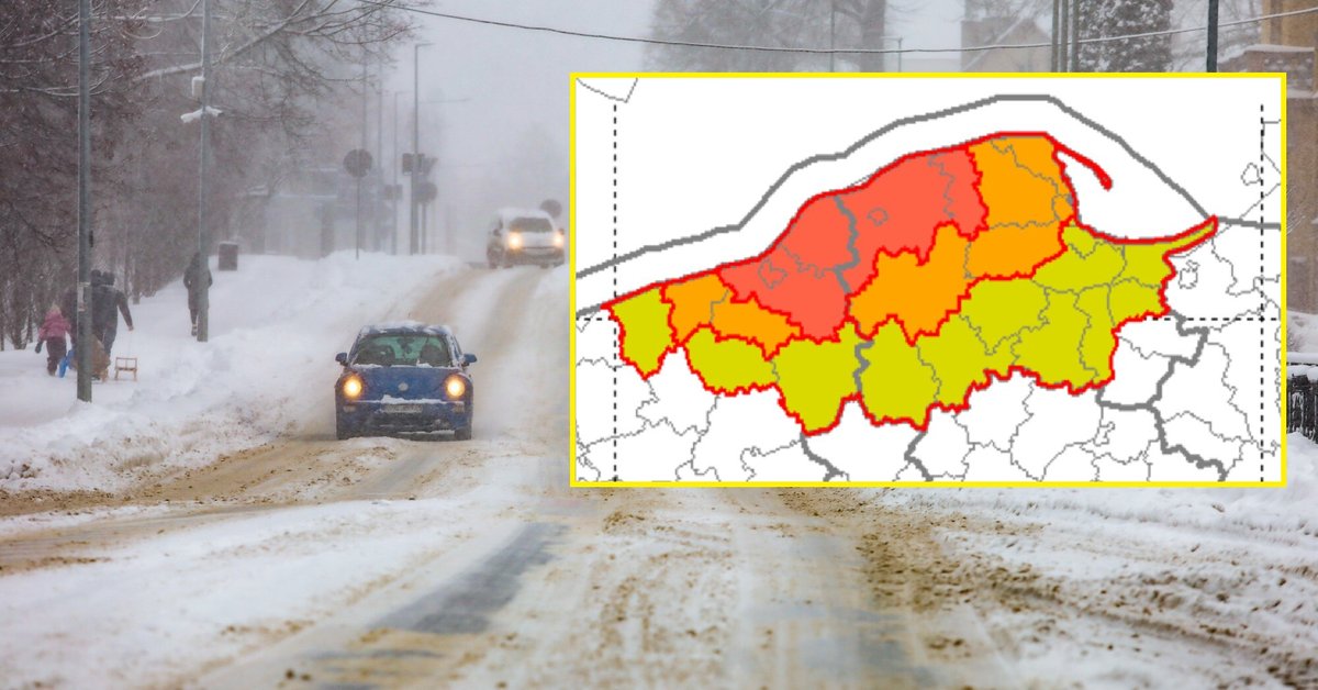 Potężna śnieżyca w części Polski i czerwony alert IMGW. Spadnie aż 60 cm śniegu
