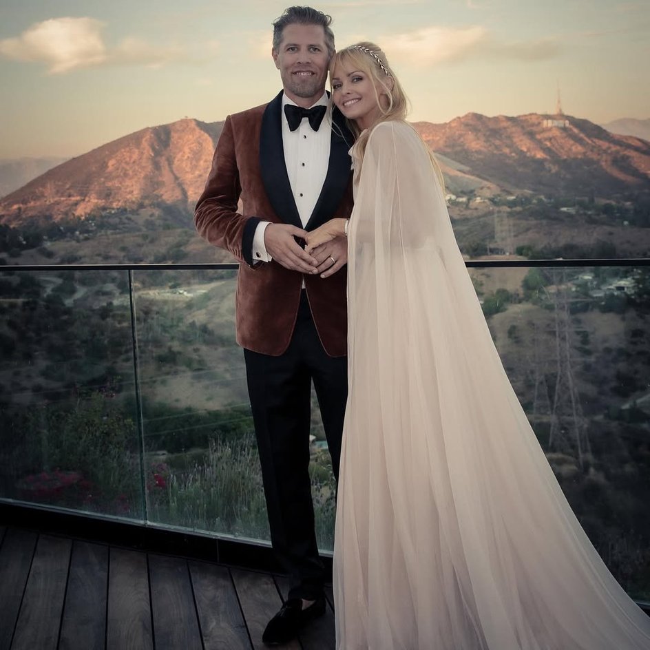 Izabella Scorupco z mężem