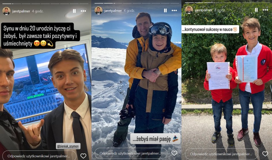 Jarosław Bieniuk złożył synowi urodzinowe życzenia