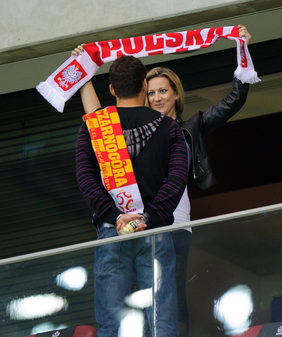 Jerzy Janowicz i Marta Domachowska w 2013 r.