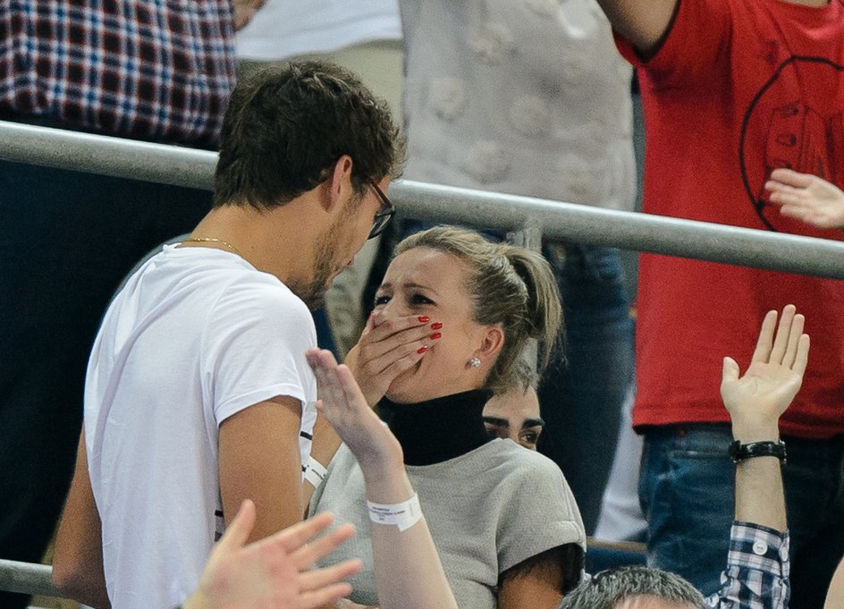 Jerzy Janowicz i Marta Domachowska w 2014 r.