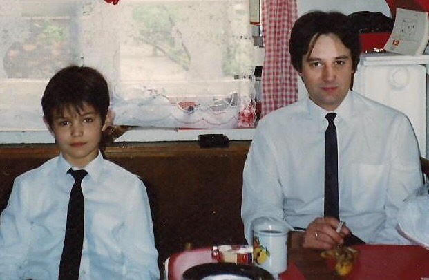 Mirosław Krawczyk z synem Mikołajem Krawczykiem