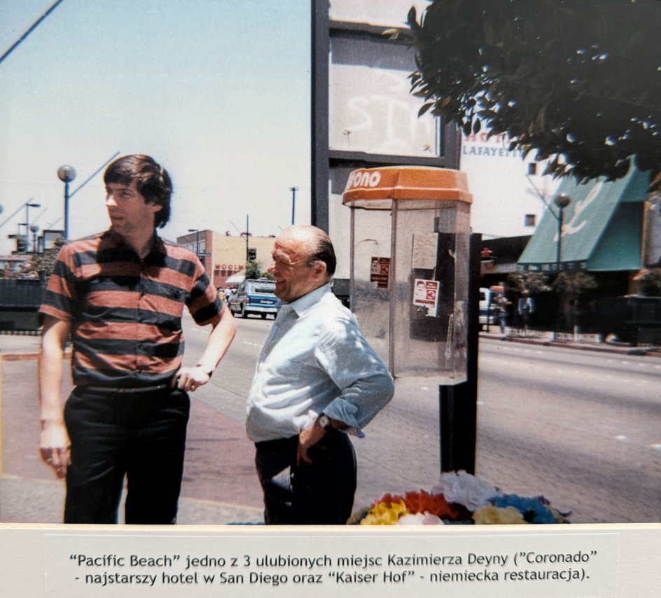 Kazimierz Deyna z ojcem Janusza Marciniaka