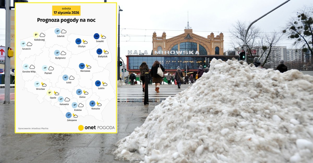 Noc niemal wszędzie przyniesie mróz, na wschodzie miejscami dwucyfrowy