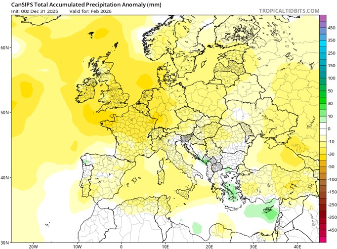 Jednocześnie nad Europą dominować powinny wyże, co oznacza niewiele opadów