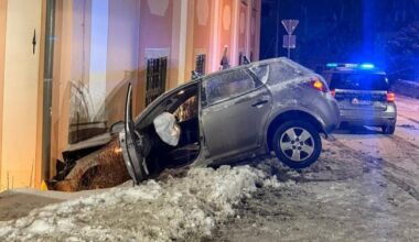 Incydent w Szklarskiej Porębie. 24-latek wypadł z drogi i wjechał w kościół - Onet