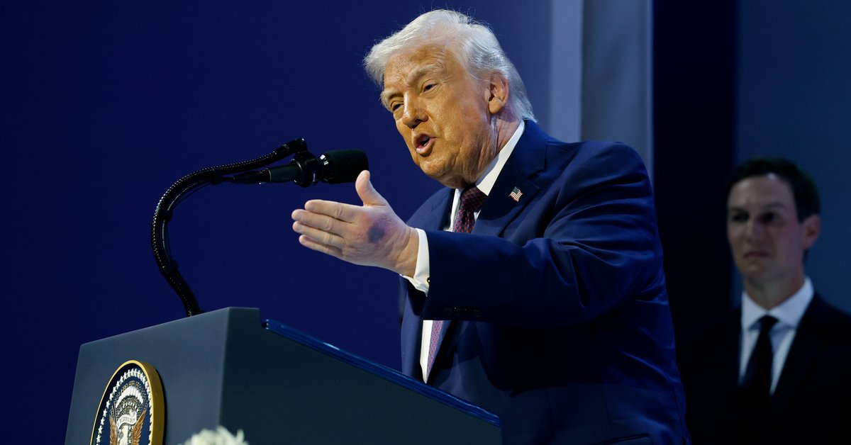 Donald Trump w Davos, 22 stycznia 2026 r.