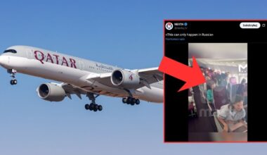 To nie żart. Tak zachowała się Rosjanka w samolocie (screen: x/@nexta_tv)