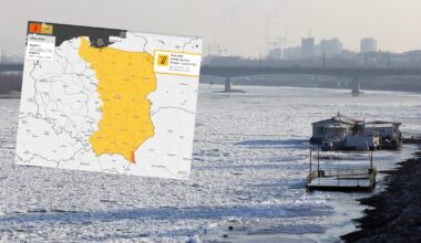 IMGW wydłuża alerty przed silnym mrozem (screen: X/Instytut Meteorologii i Gospodarki Wodnej)