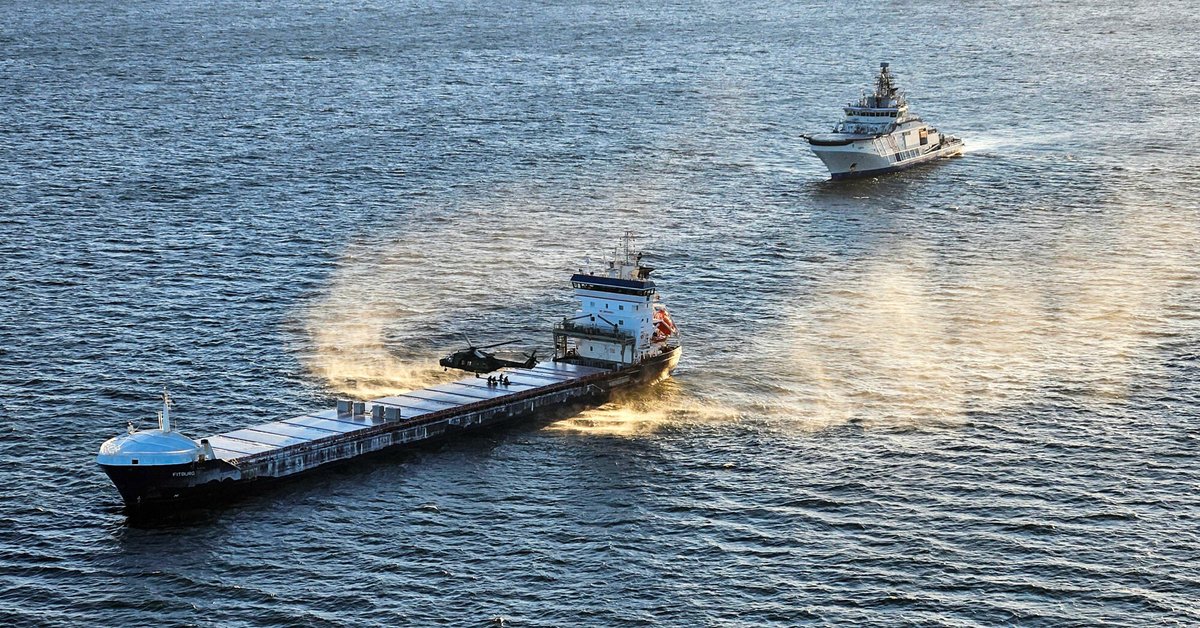 Kolejny incydent na Bałtyku. Finowie aresztowali dwóch członków załogi statku z Rosji