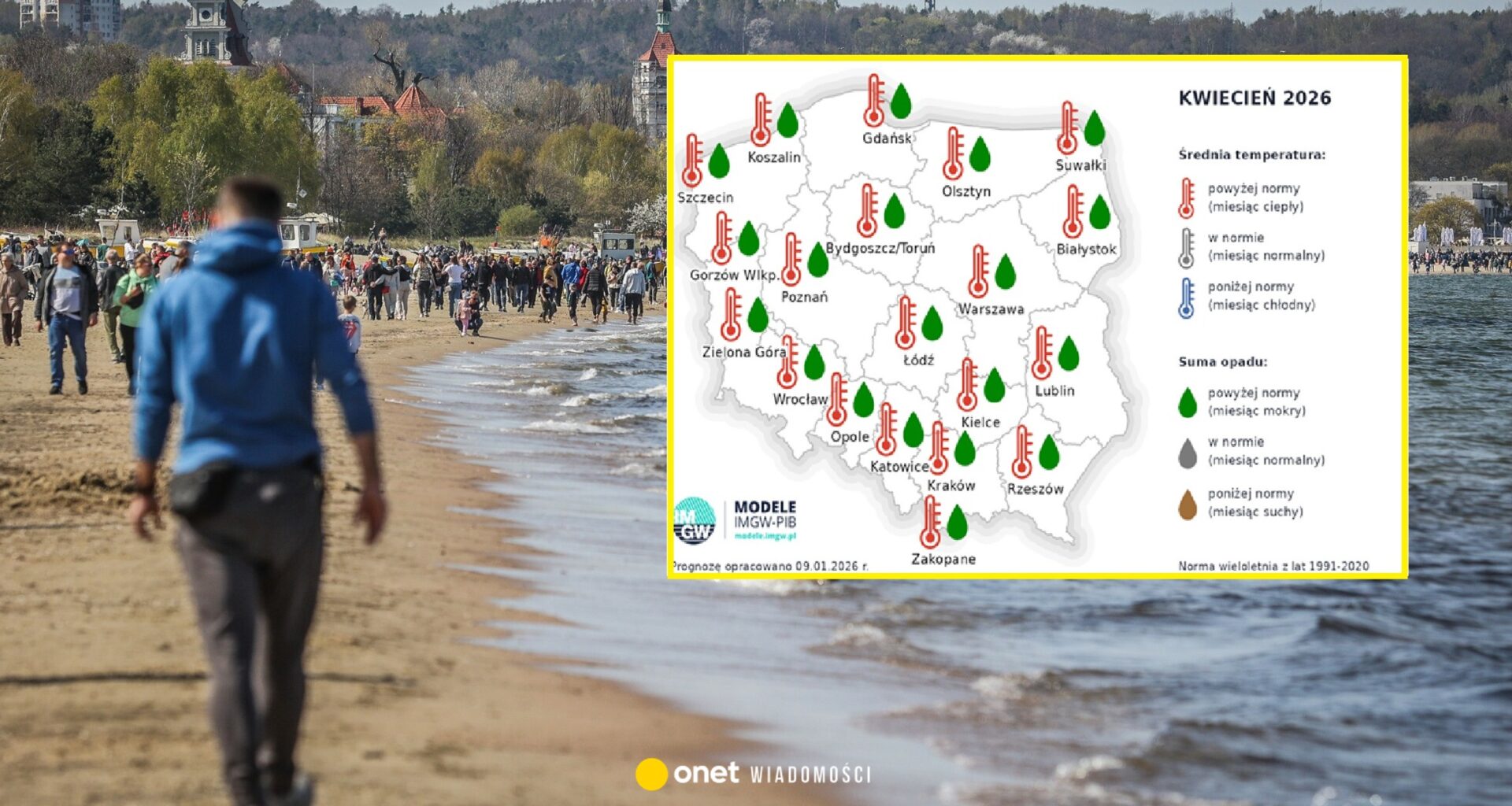 Taką pogodę przyniosą reszta zimy i wiosna. Jest nowa prognoza IMGW do maja