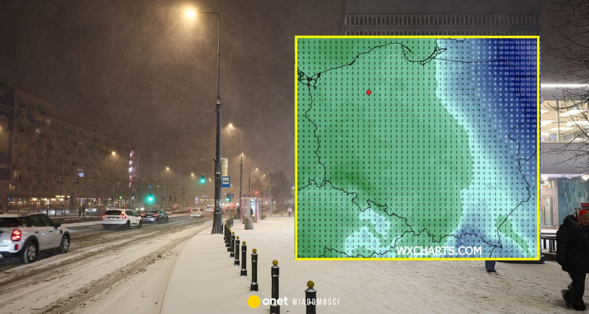 Niebezpieczne prognozy na środę. Tylko w jednym regionie utrzyma się zima