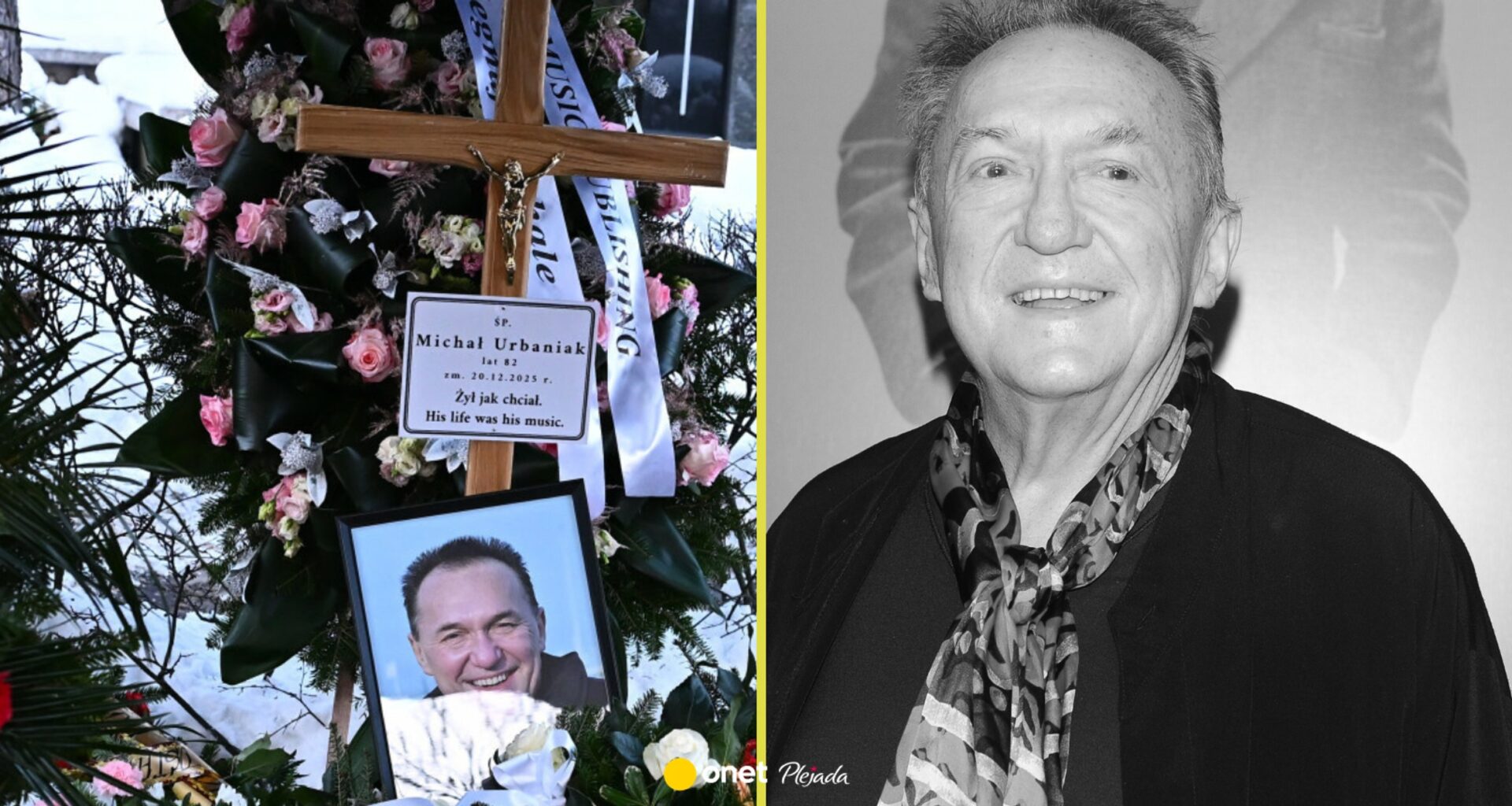 Grób Michała Urbaniaka tuż po pogrzebie. Tonie w kwiatach