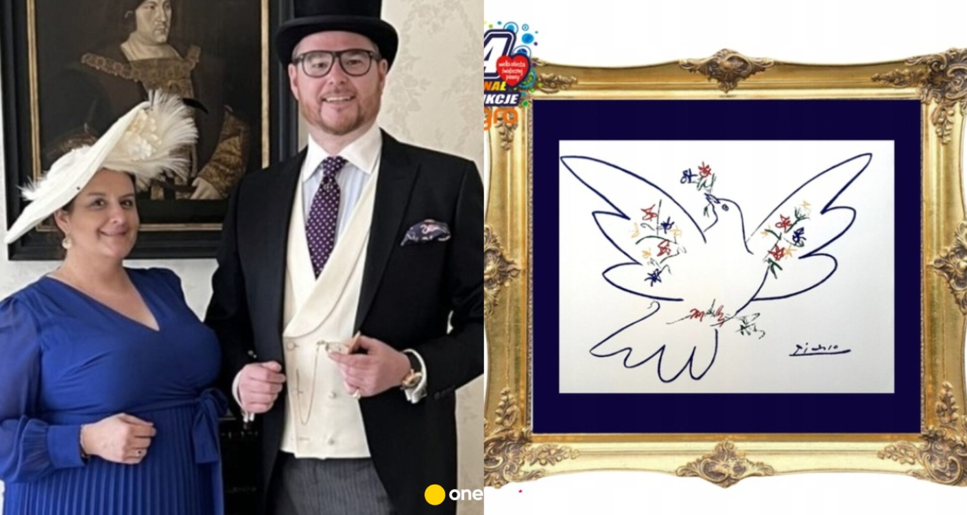 Jan Lubomirski wystawił dzieło Picassa na WOŚP. "Jest to po prostu grafika"