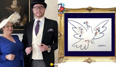 Jan Lubomirski wystawił dzieło Picassa na WOŚP. "Jest to po prostu grafika"