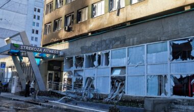 Rosyjskie rakiety spadały całą noc. Ucierpiał budynek konsulatu RP