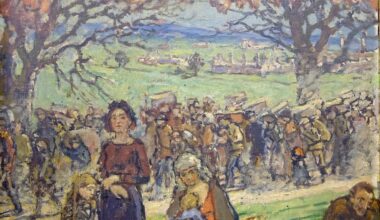 Część obrazu Mehoffera Powstanie Warszawskie