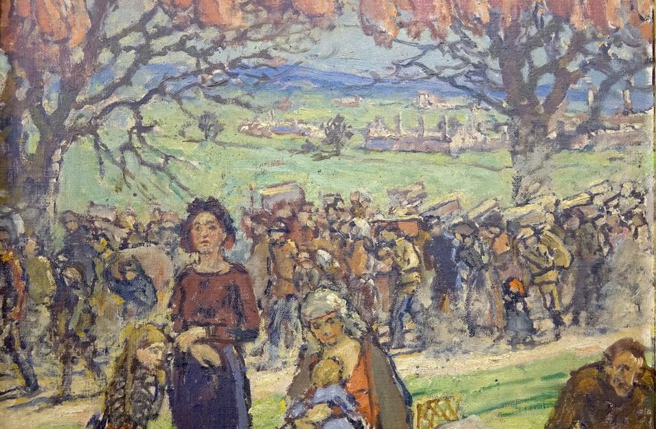 Część obrazu Mehoffera Powstanie Warszawskie