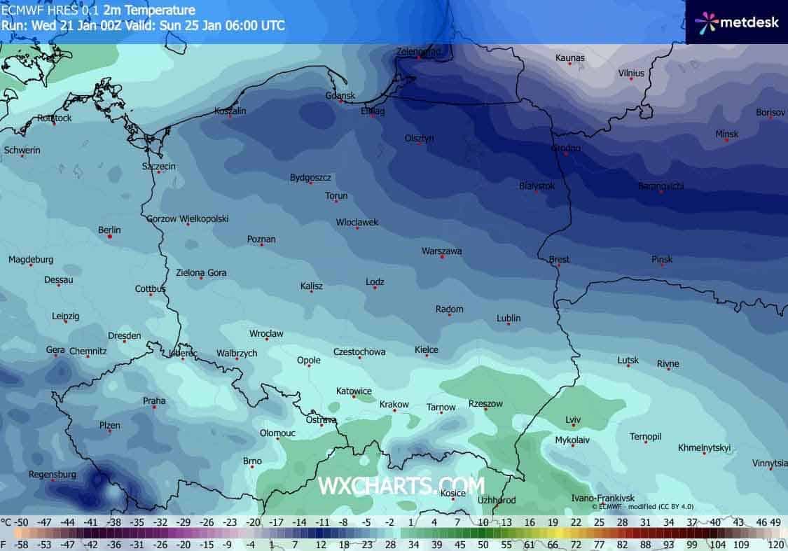 Ocieplenie w weekend na południu kraju